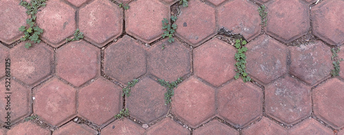old paving blocks background