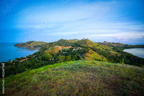 Beautiful scenery in Labuan bajo, islands like pieces of heaven scattered on the earth.