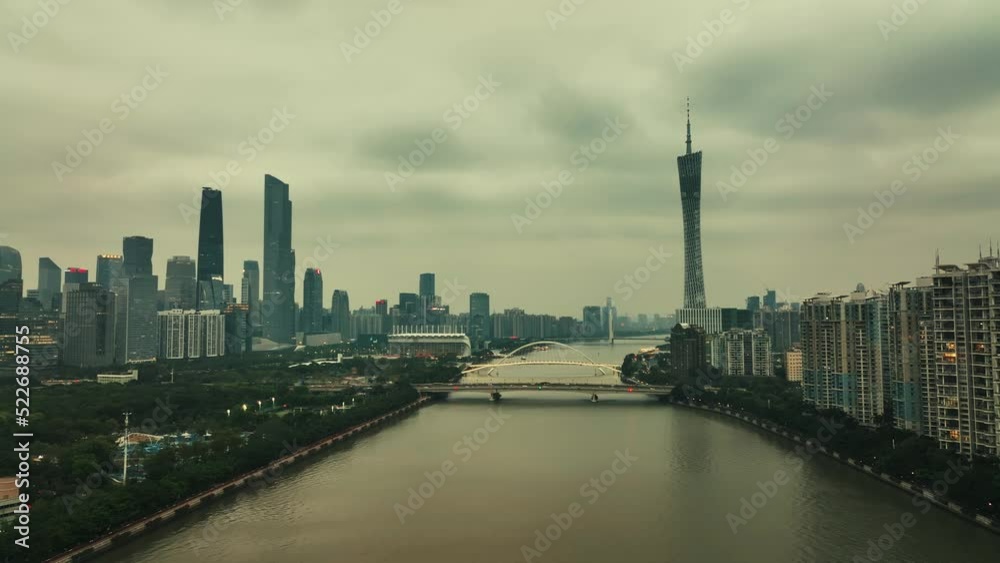 Guangzhou city urban view