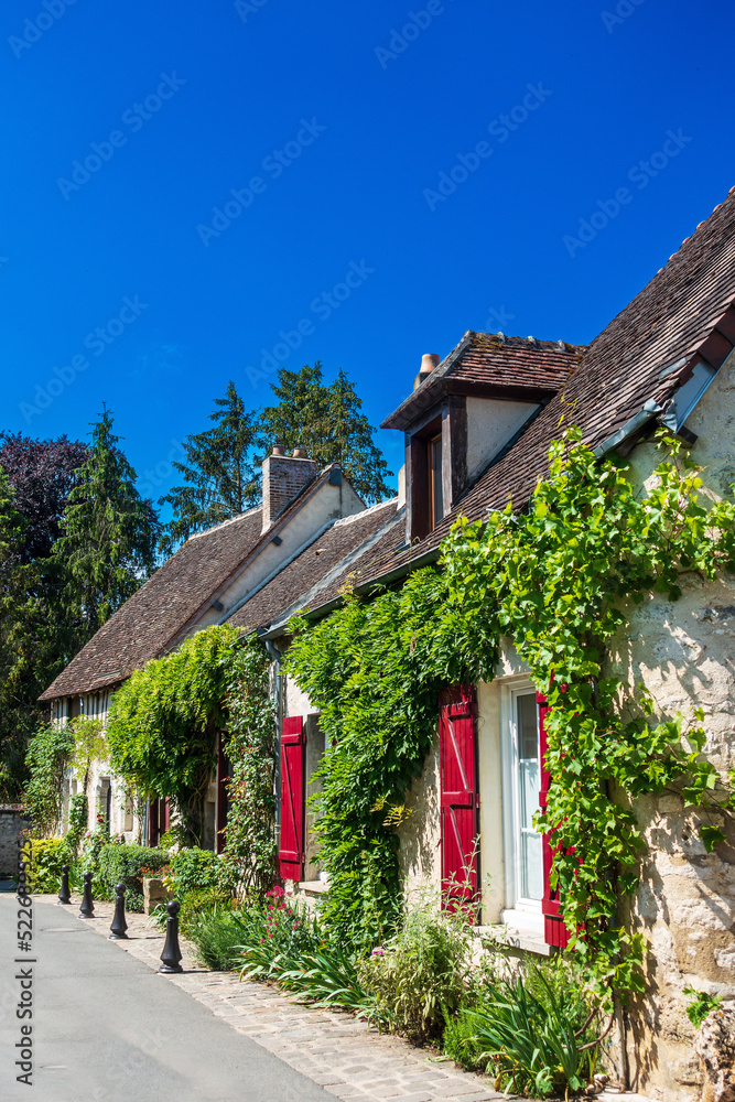 Street view of Provins in France