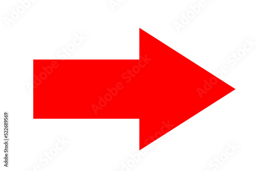 one arrow icon, color arrow indicator Symbol