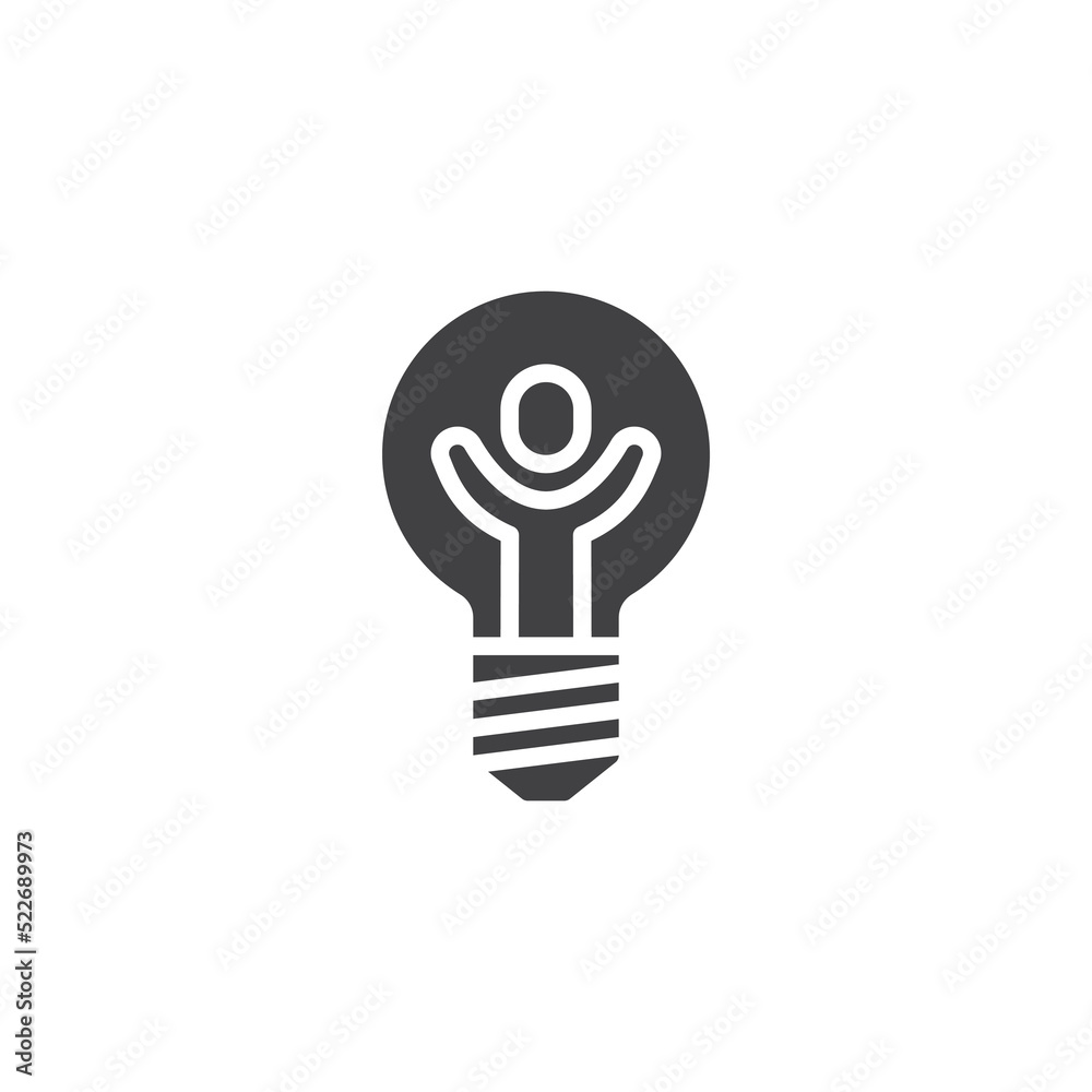 Creative innovator vector icon Creative innovator vector icon
