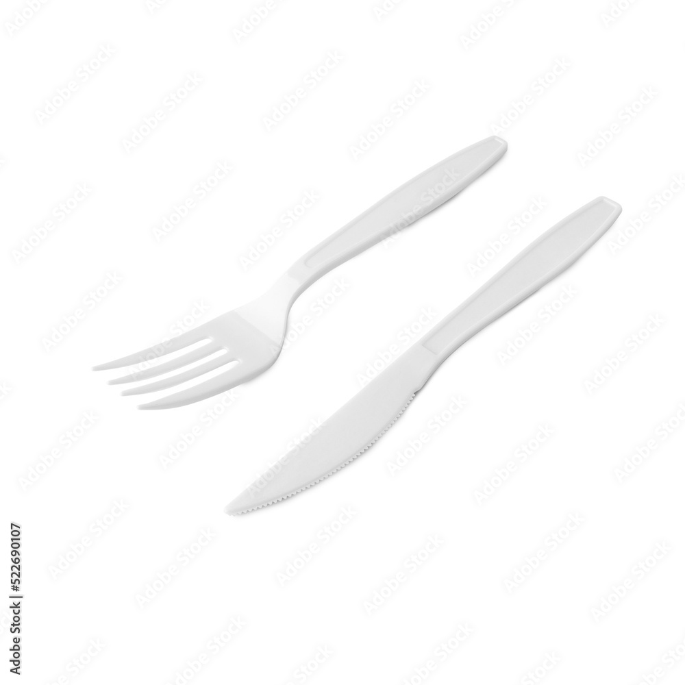 Plastic cutlery cutout, Png file. Plastic cutlery cutout, Png file.