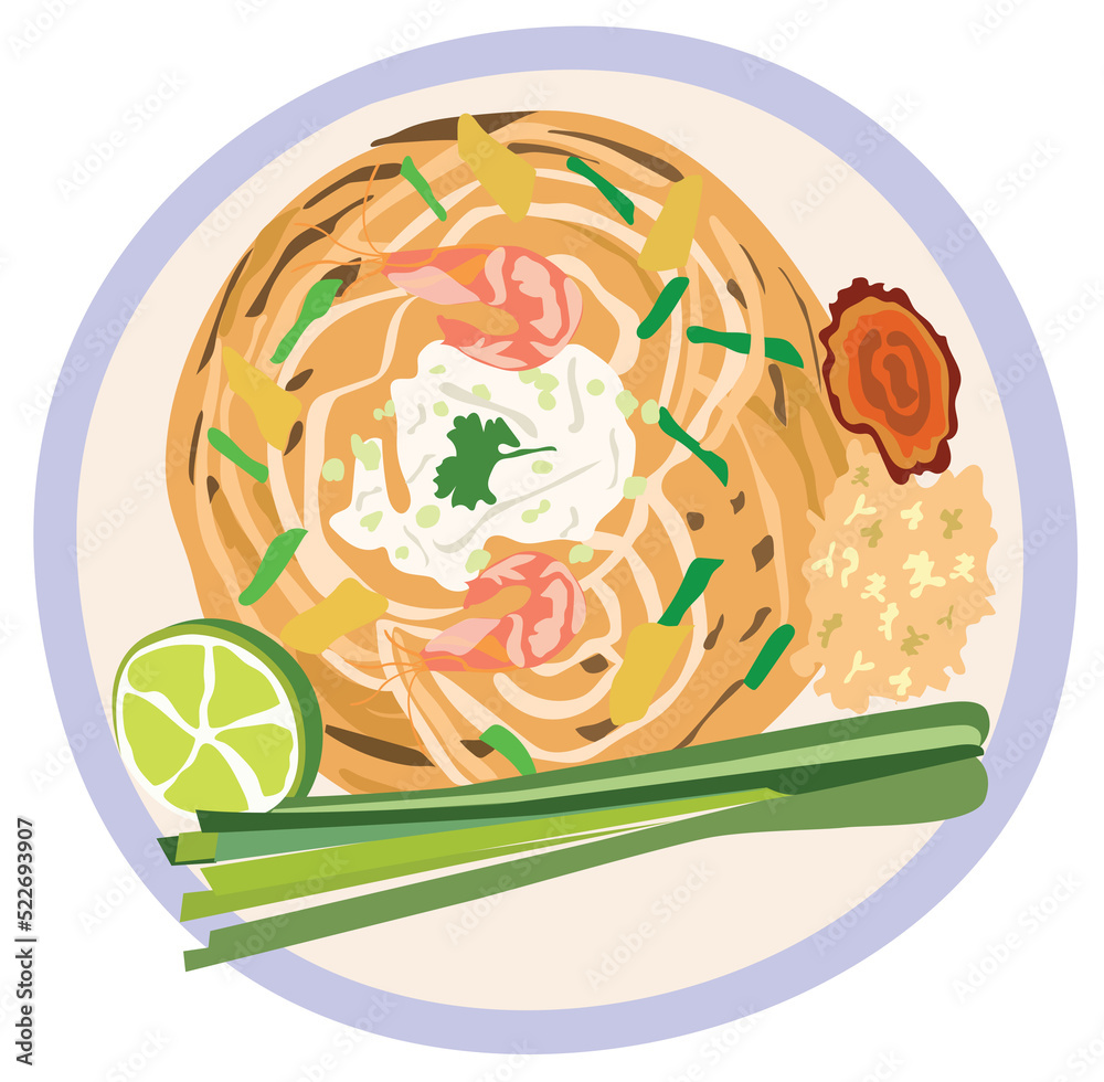 Fototapeta premium food illustration