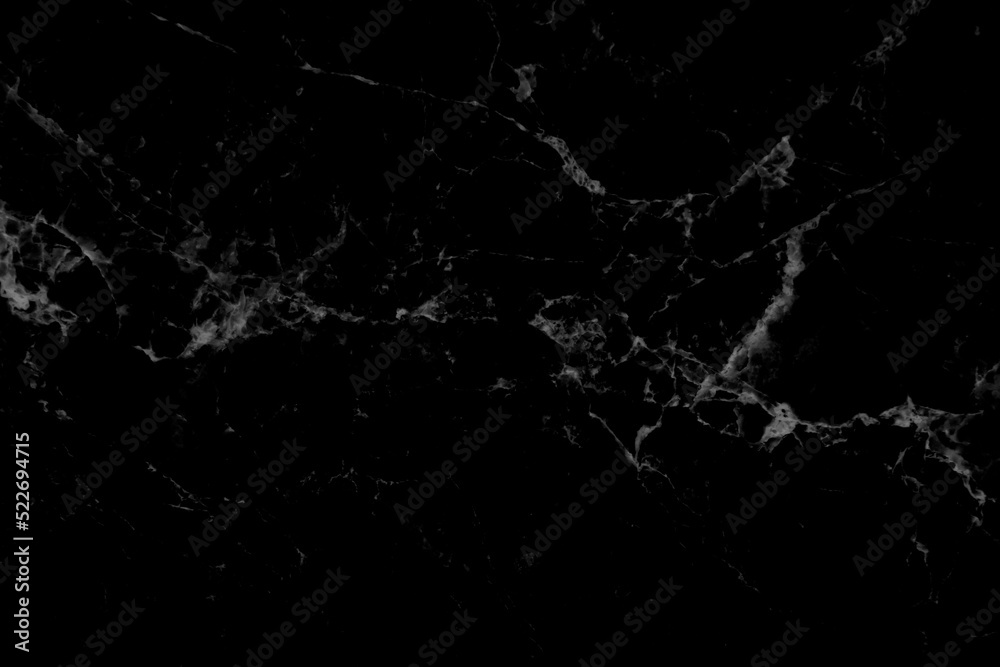 Black marble natural pattern for background, abstract black and white