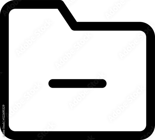 folder icon vector image or sign.