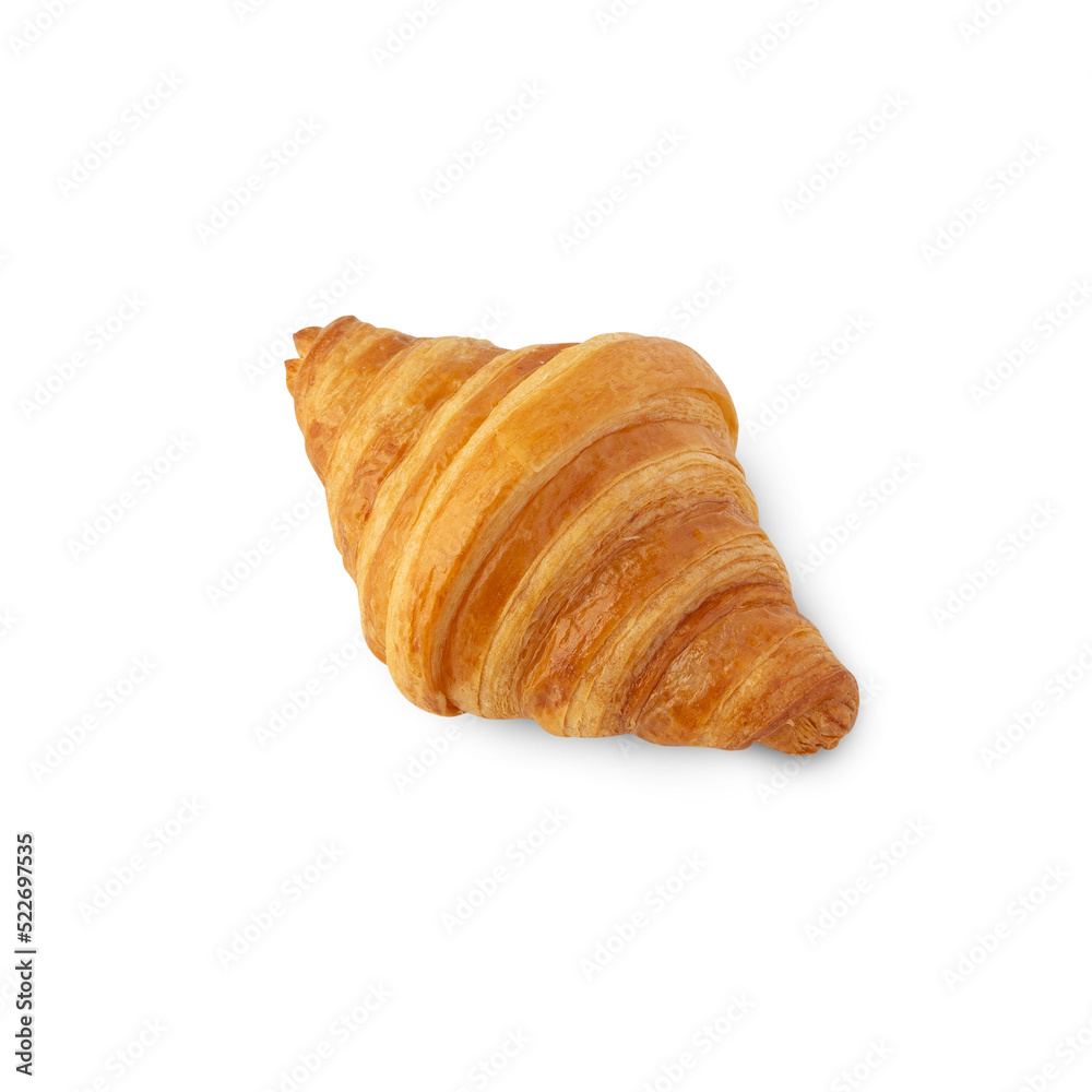 Croissant cutout, Png file.