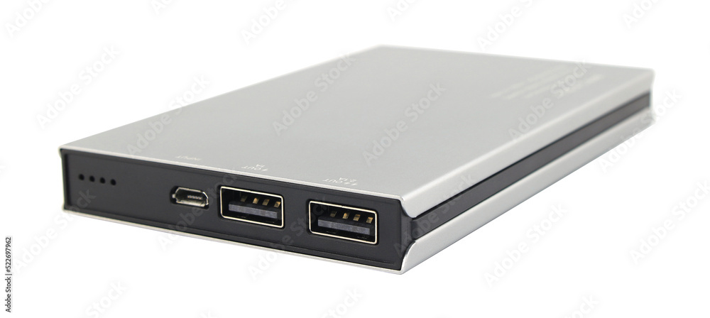 Power bank for charging mobile devices on transparent background png file Power bank for charging mobile devices on transparent background png file