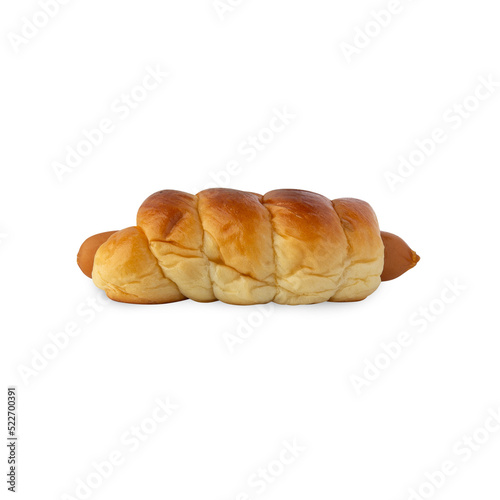 Sausage Bread cutout, Png file.