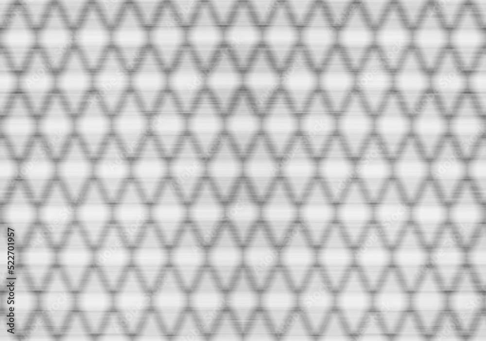 Fototapeta premium Black color geometric mesh pattern seamless background (Blur focus)