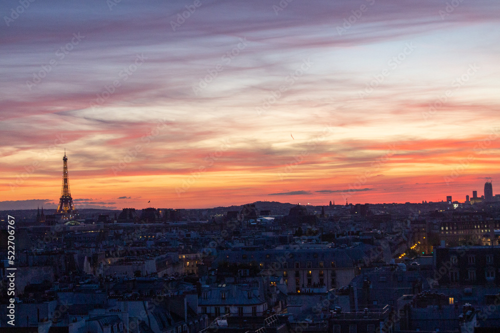 Parigi sunset  tour Eiffel