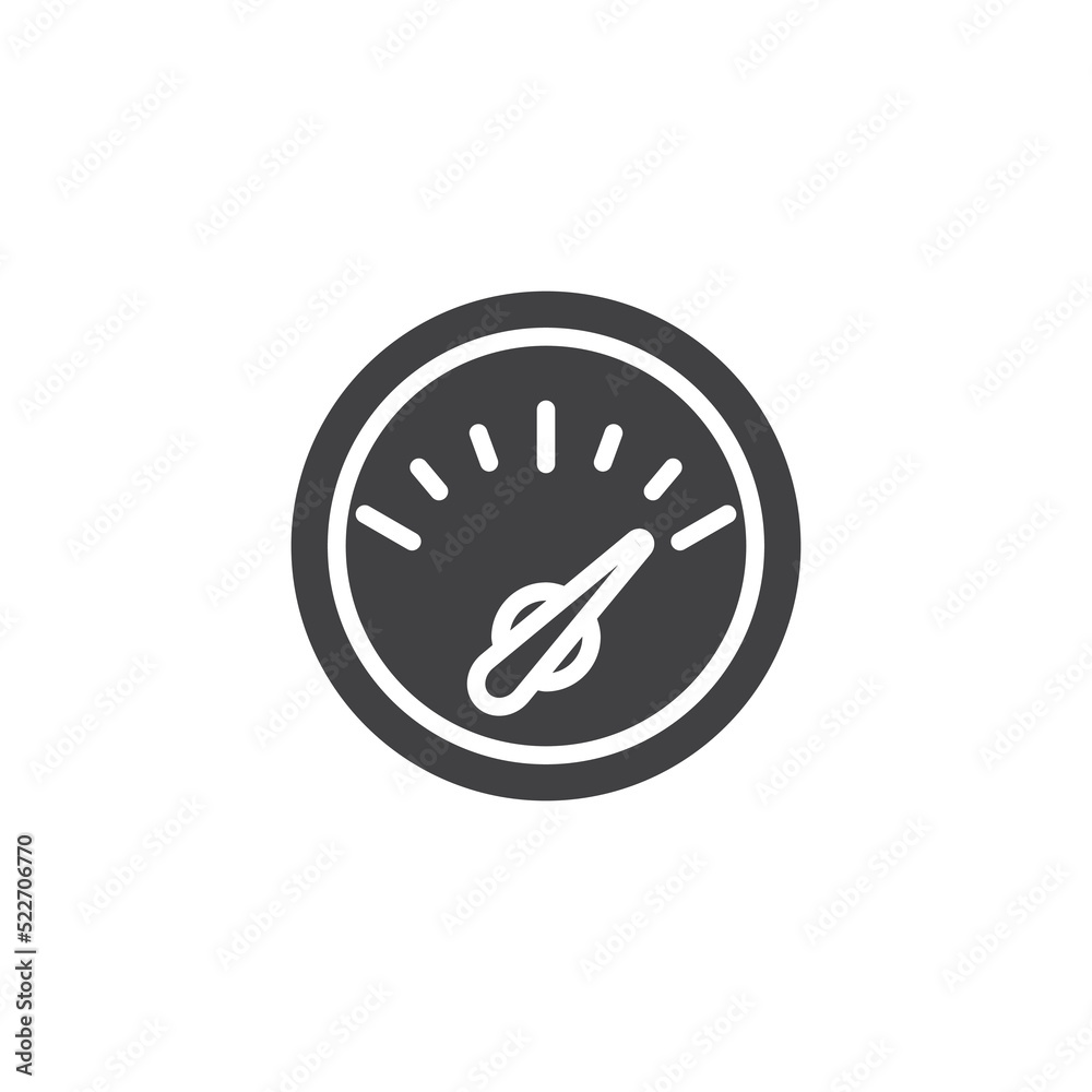 Oil gauge vector icon Oil gauge vector icon
