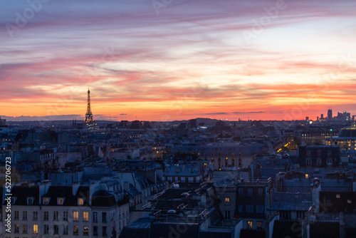Parigi sunset  tour Eiffel © Massimo