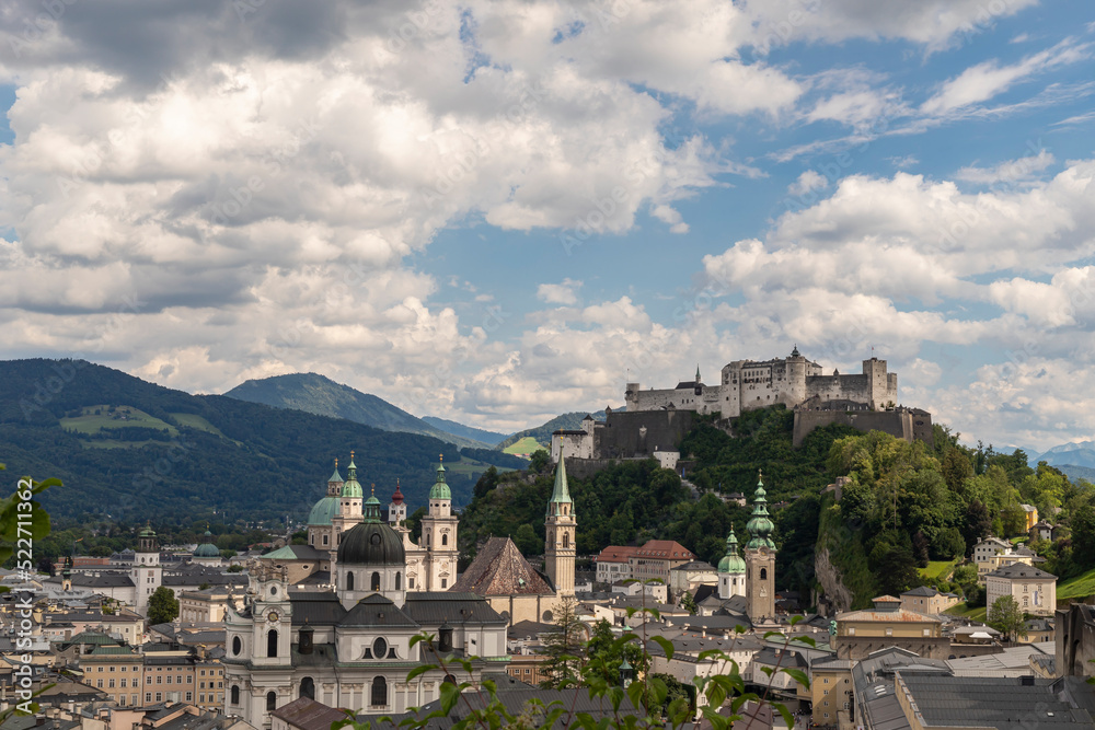 Burg Hohensalzburg in der Stadt Salzburg