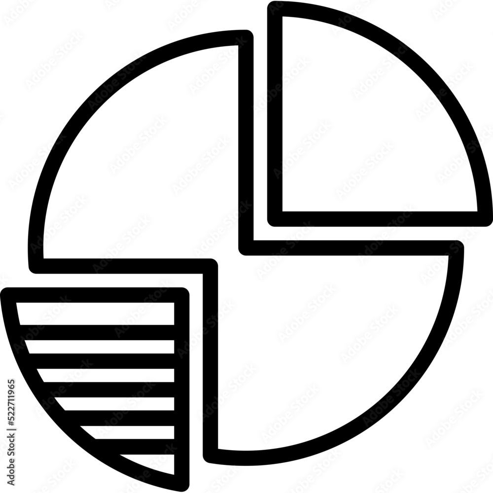 Fototapeta premium Pie Chart Icon