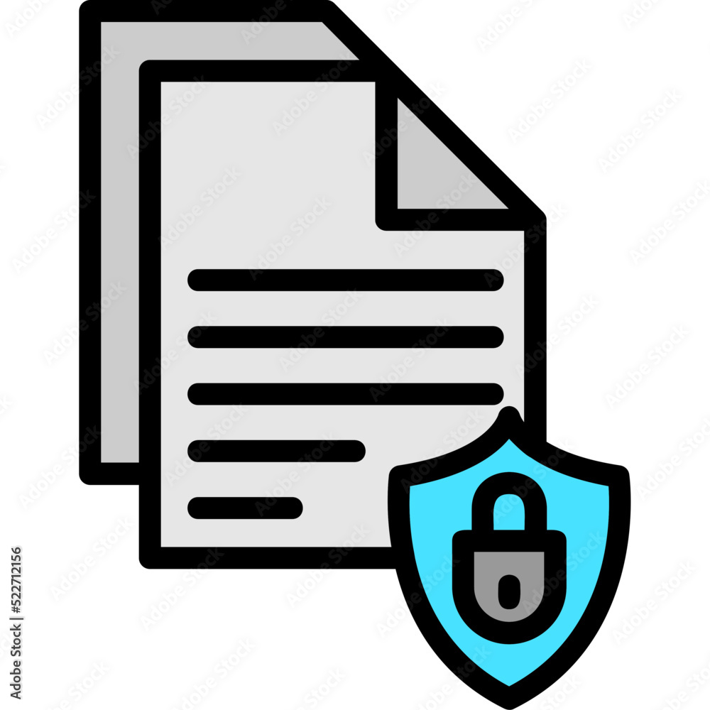 Document Security Icon Document Security Icon