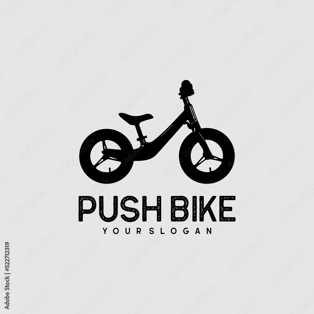Push Bike Logo Design Vector Push Bike Logo Design Vector