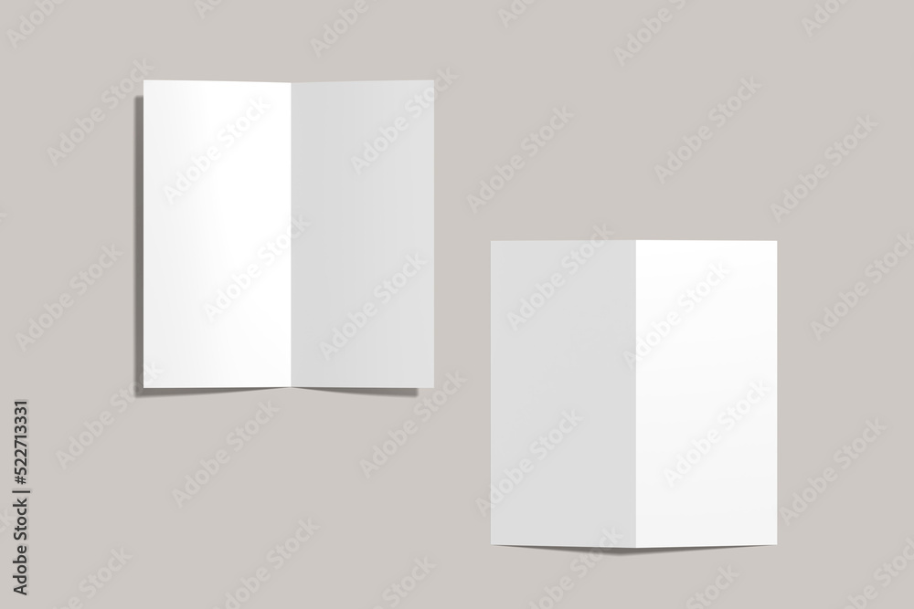 DL Bifold Brochure Blank Mockup DL Bifold Brochure Blank Mockup