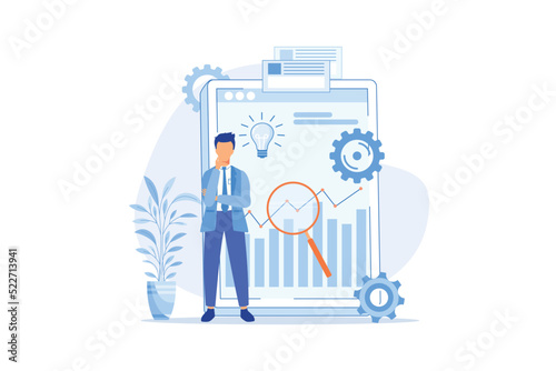 Cyber security software Information security software, antivirus solution, cybersecurity program, network safety, corporate data protection flat design modern illustration