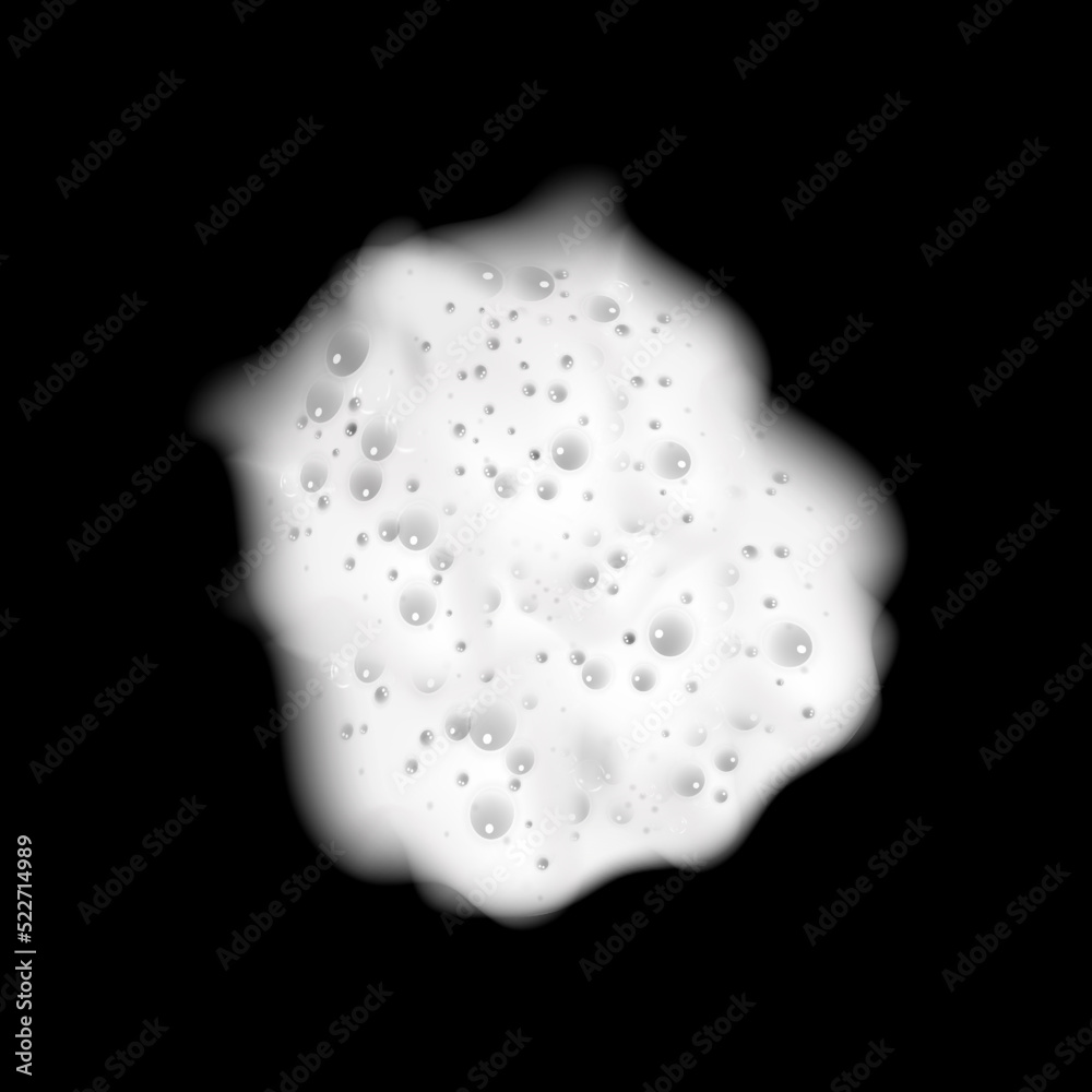Shampoo bubbles texture.Bath foam isolated on transparent background. Sparkling shampoo and bath lather vector illustration. Shampoo bubbles texture.Bath foam isolated on transparent background. Sparkling shampoo and bath lather vector illustration.