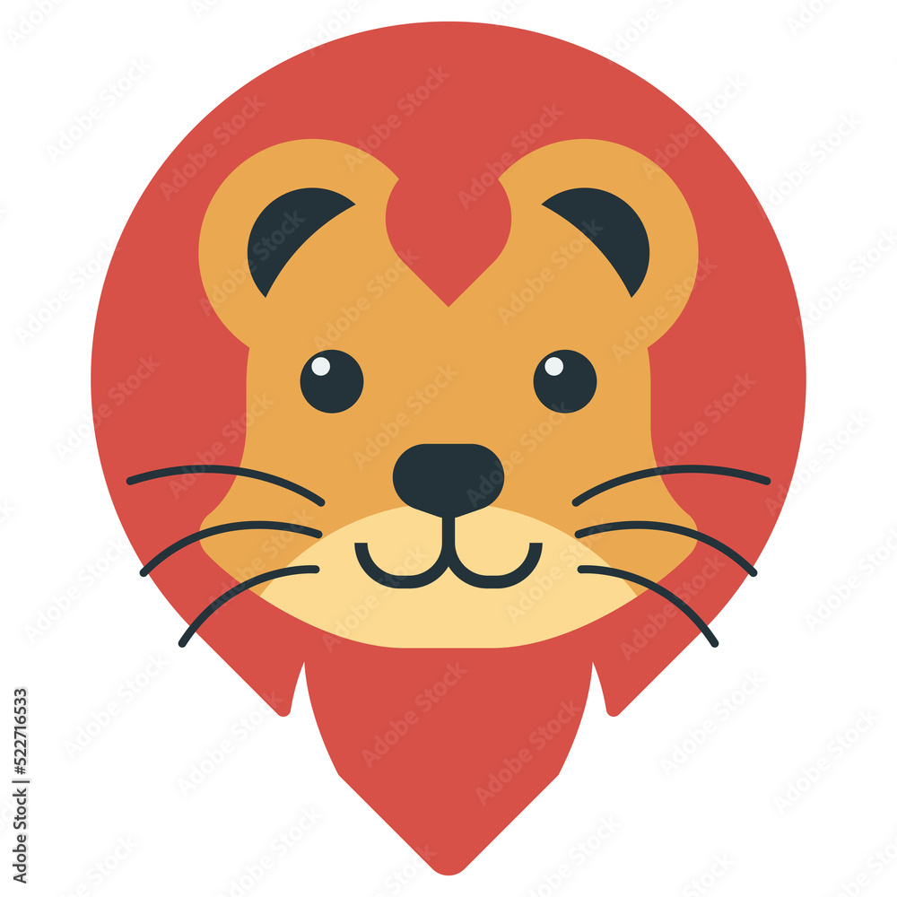 Animal icon isolated on transparent background Animal icon isolated on transparent background