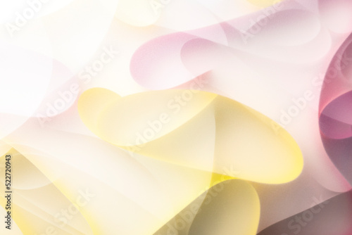 Abstract with colorful shapes isolated on white