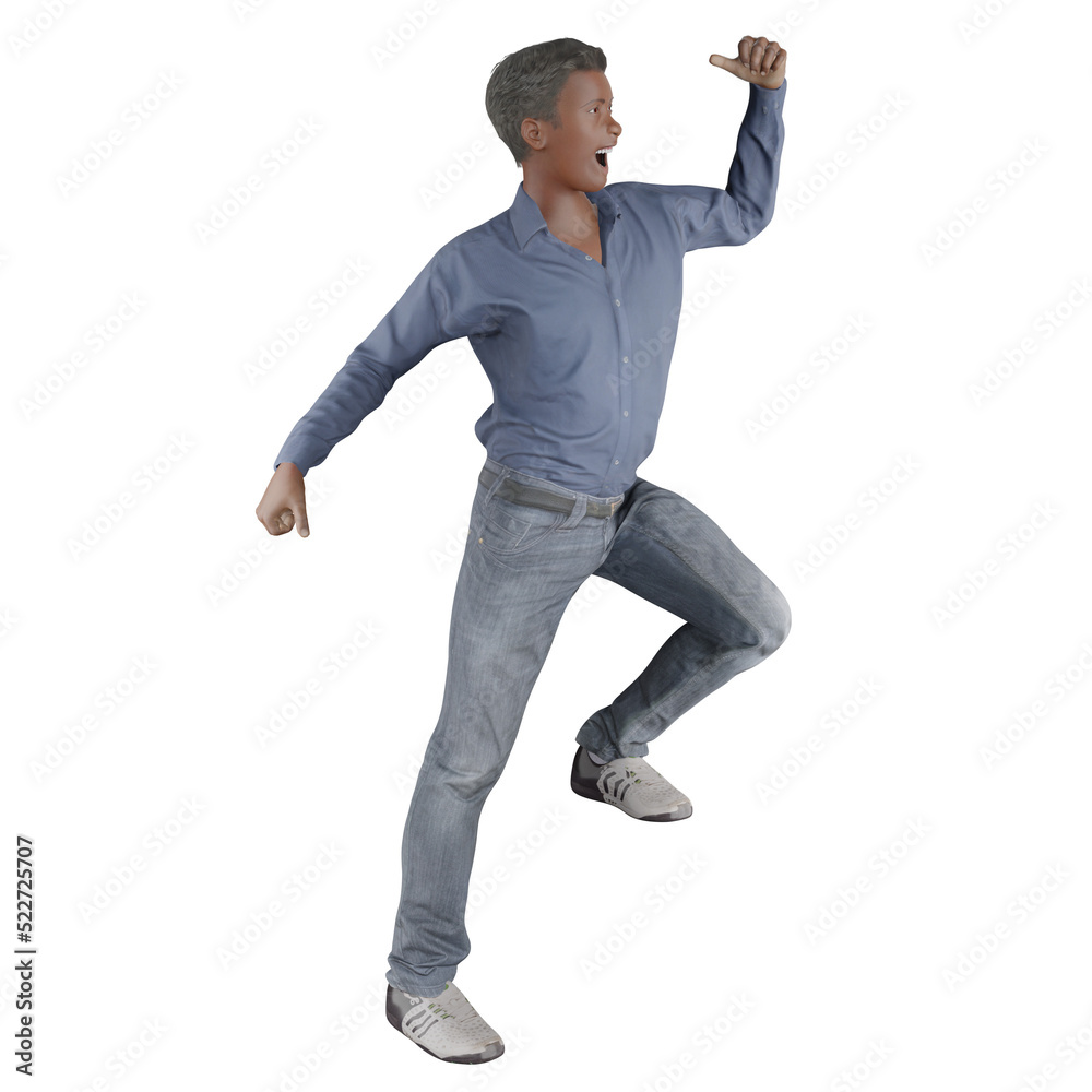 happy man model avatar man model human character 3d illustration happy man model avatar man model human character 3d illustration