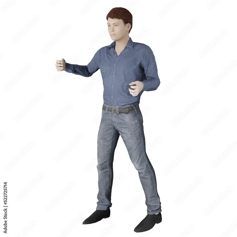 happy man model avatar man model human character 3d illustration happy man model avatar man model human character 3d illustration
