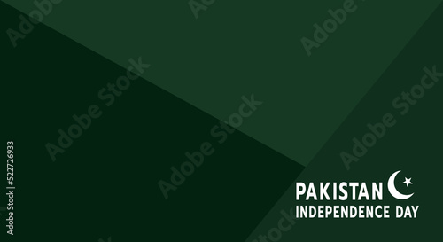 March 23 pakistan day. green abstract background design