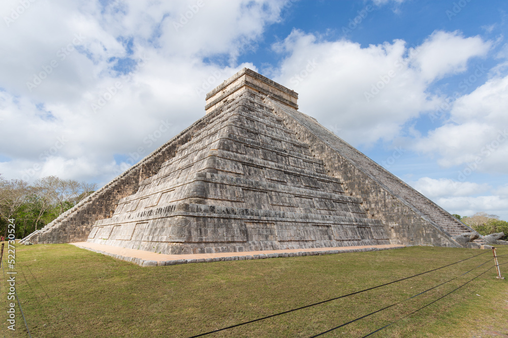 Yucatan, mexique, paysage, pyramide de chichen itza, souvenir de voyage