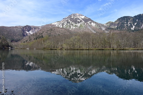 上高地 焼岳と大正池