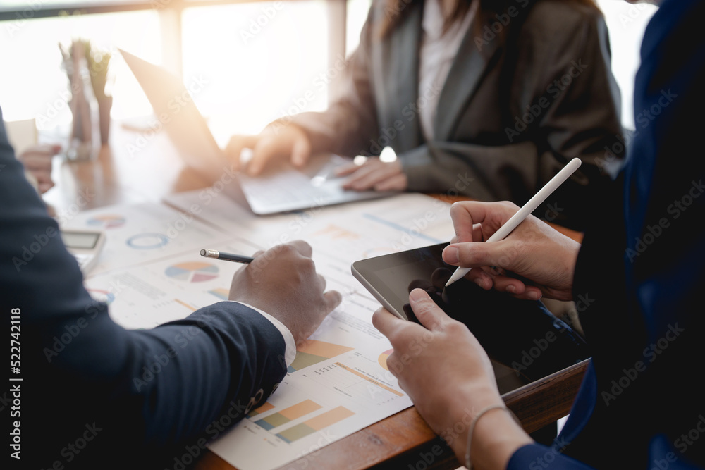 Business People Meeting Design Ideas Concept. Business Planning Discussion