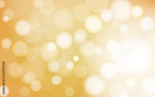 Golden luxury bokeh soft light abstract background, Vector eps 10 illustration bokeh particles, Background decoration
