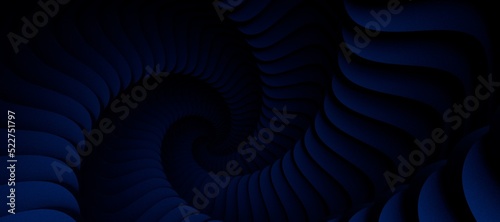 Abstract blue wave pattern, illustration © vegefox.com