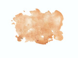 orange watercolor stains