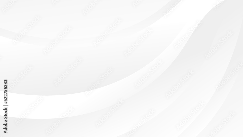 Obraz premium abstract modern curve white and grey gradient color geometric pattern background for website banner and graphic art design project