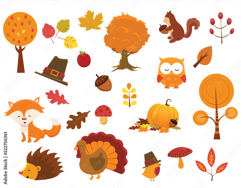 Naklejka premium Autumn Collection