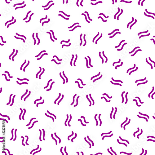 Purple wavy small lines seamless pattern.