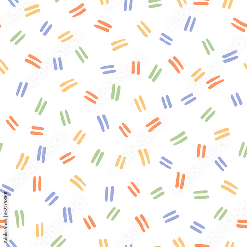 Seamless pattern with colorful tiny lines.