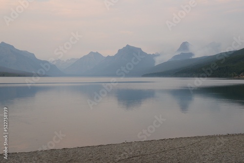 Lake McDonald in Glacier National Park USA