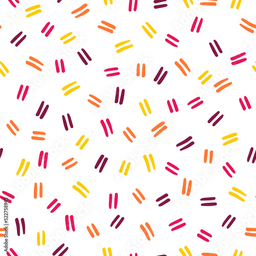 Colorful small lines seamless pattern. © FRESH TAKE DESIGN