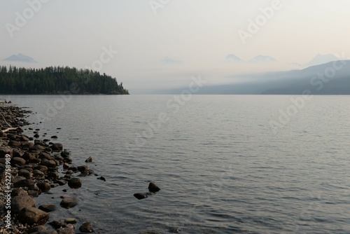 Lake McDonald in Glacier National Park USA