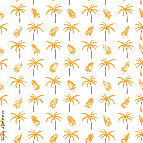 retro groovy summer tropic palm tree