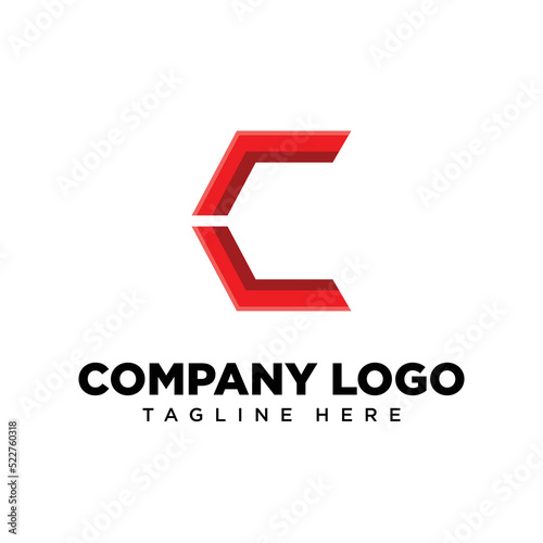 Logo design letter C, suitable for company, community, personal logos, brand logos