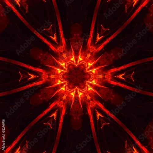 Red fire Background  photo