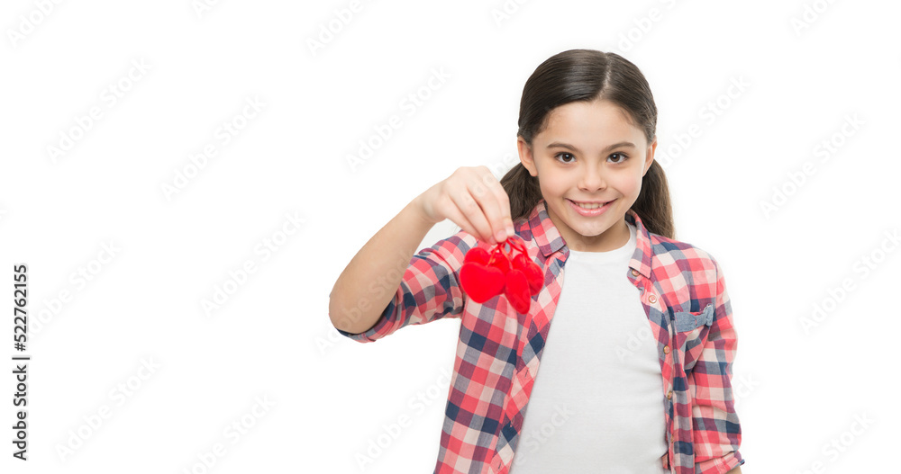 All you need is love. heart symbol of love. Happy little girl with Valentines gift. Valentine concept. wedding decor shop. Heart in hand. Sweet child with red heart. small girl hold decorative hearts All you need is love. heart symbol of love. Happy little girl with Valentines gift. Valentine concept. wedding decor shop. Heart in hand. Sweet child with red heart. small girl hold decorative hearts