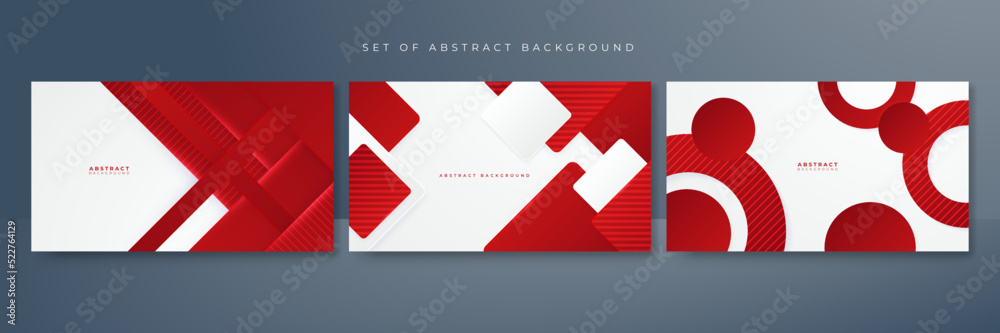 Abstract red and white geometric shapes background. Vector abstract graphic design banner pattern presentation background web template. Abstract red and white geometric shapes background. Vector abstract graphic design banner pattern presentation background web template.