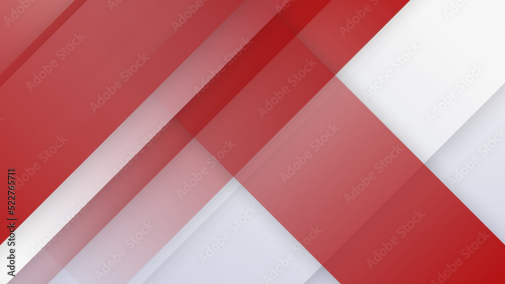 Modern red and white geometric shapes abstract background geometry shine and layer element vector for presentation design. Suit for business, corporate, institution, party, festive, seminar, and talks Modern red and white geometric shapes abstract background geometry shine and layer element vector for presentation design. Suit for business, corporate, institution, party, festive, seminar, and talks