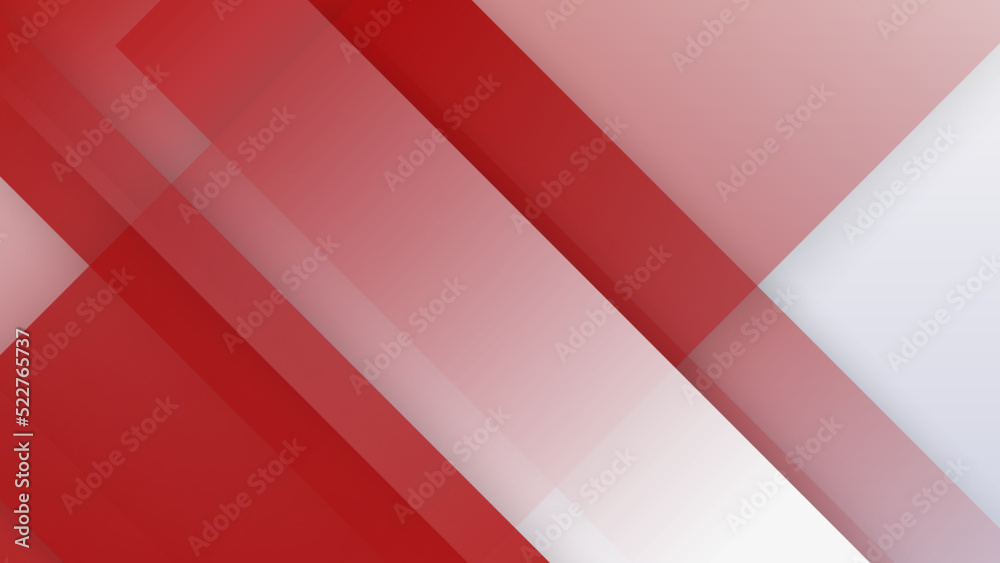 Modern red and white geometric shapes abstract background geometry shine and layer element vector for presentation design. Suit for business, corporate, institution, party, festive, seminar, and talks Modern red and white geometric shapes abstract background geometry shine and layer element vector for presentation design. Suit for business, corporate, institution, party, festive, seminar, and talks