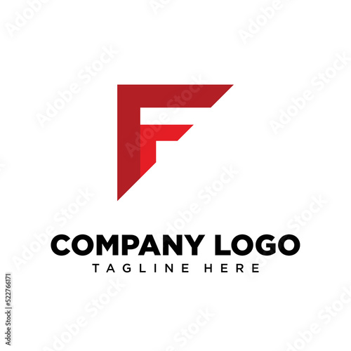 Logo design letter F, suitable for company, community, personal logos, brand logos